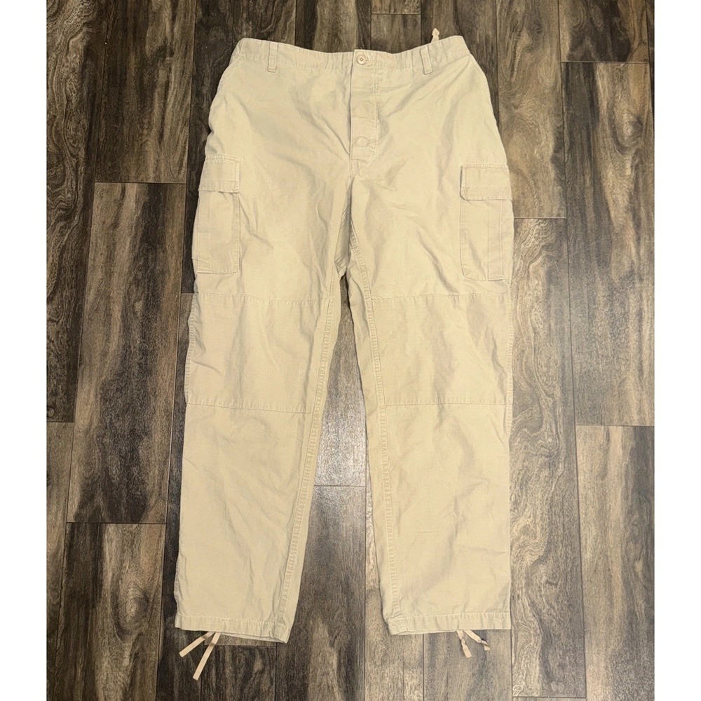 TRU SPEC Tactical Pants Utility Cargo Pants Ripstop Men's Size XL‎ Long Beige